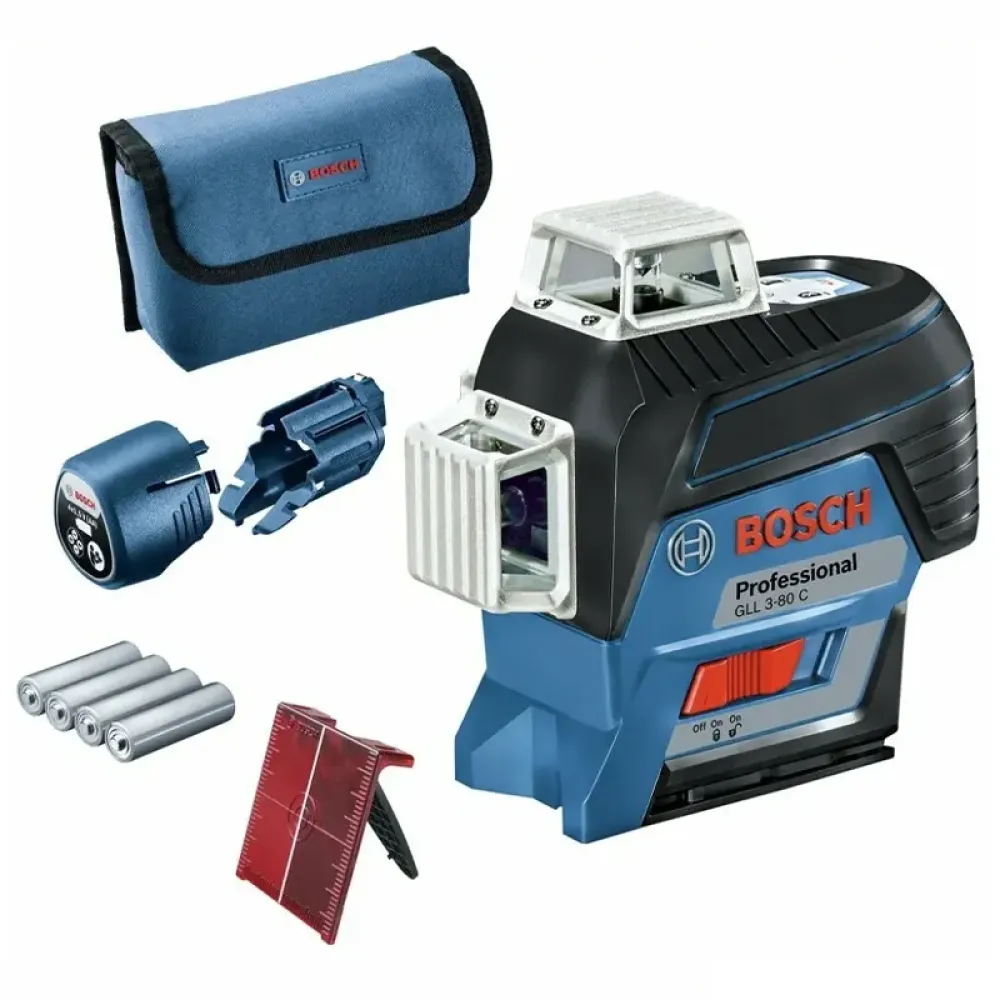 Bosch GLL 3-80 C Professional лазерный нивелир, 0601063R00