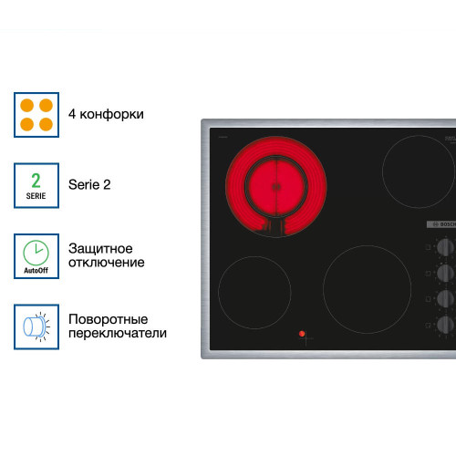 Электрическая варочная панель Bosch PKF645CA2E