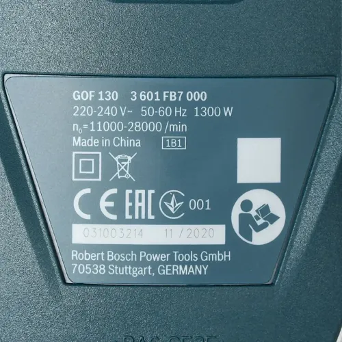Bosch GOF 130 Professional фрезер, 06016B7000