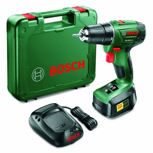 Bosch PSR 1800 LI-2 аккумуляторная дрель-шуруповерт (2 x 1.5 Ач, ЗУ) с кейсом, 06039A310H