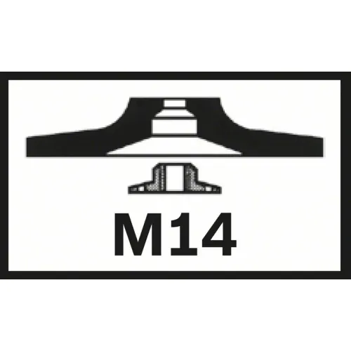 Bosch Standard опорная тарелка M14 115 мм, твердая, 2608601783