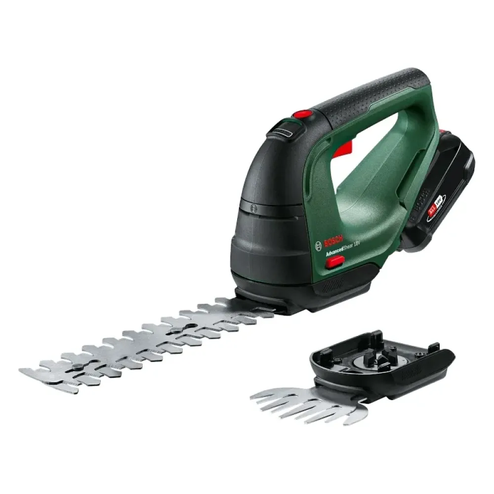 Bosch AdvancedShear 18V-10 Set ножницы аккумуляторные для травы (1 x 2 Ач, ЗУ), 0600857000