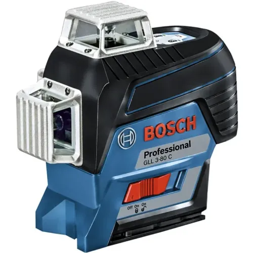 Bosch GLL 3-80 C Professional лазерный уровень в кейсе, 0601063R02