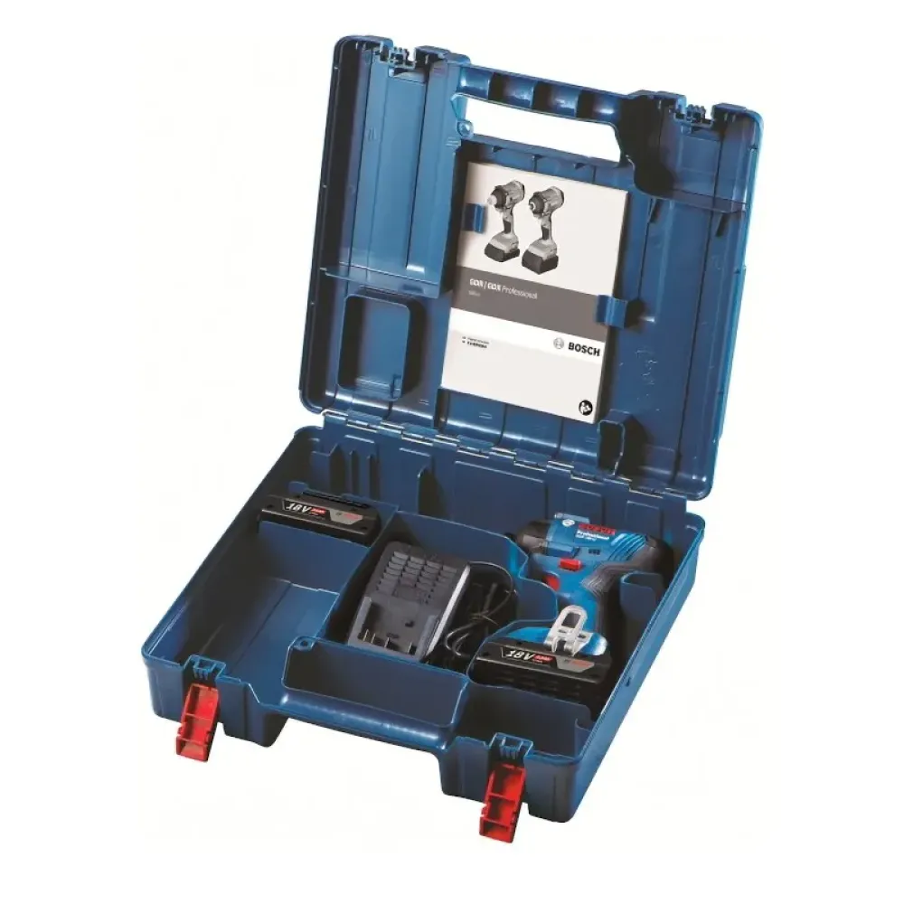 Bosch GDR 180-LI Professional аккумуляторный гайковерт (2 x 2 Ач, ЗУ), 06019G5123