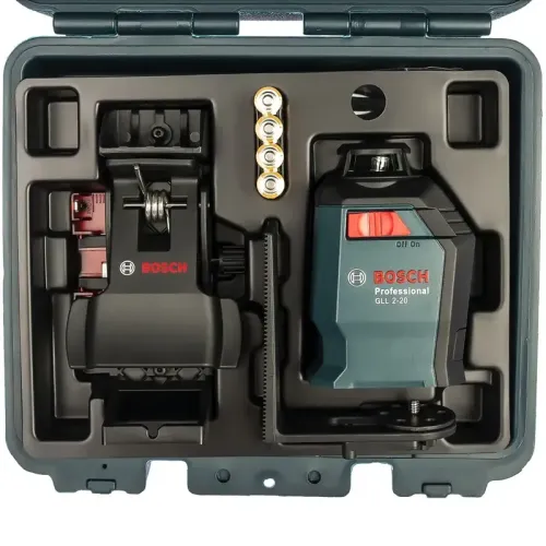 Bosch GLL 2-20 лазерный уровень +BM-3 с кейсом 0601063J00