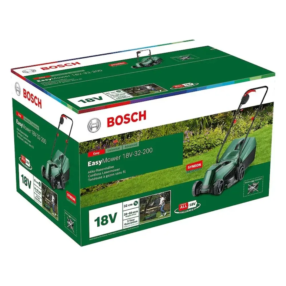 Bosch EasyMower 18V-32-200 Solo аккумуляторная газонокосилка (без АКБ и ЗУ), 06008B9D01