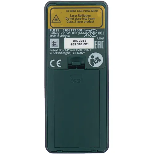 Bosch PLR 25 лазерный дальномер 0603672521