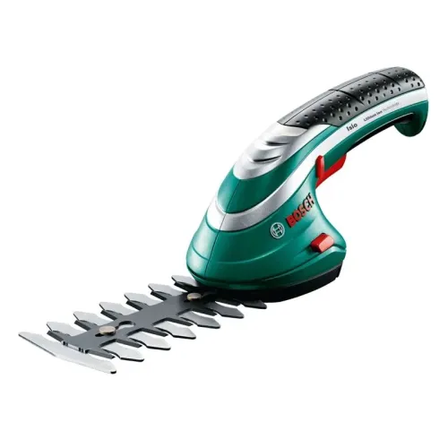 Bosch Isio аккумуляторные ножницы для травы (1 x 1.5 Ач, ЗУ) с ножем-кусторезом, 0600833120