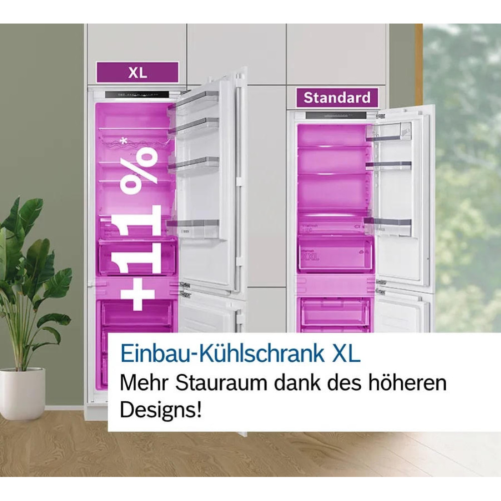 Встраиваемый двухкамерный холодильник Bosch KIN96NSE0