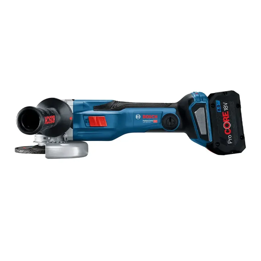 Bosch GWS 18V-15 SC Professional аккумуляторная угловая шлифмашина (2 x 8 Ач, ЗУ), 06019H6101