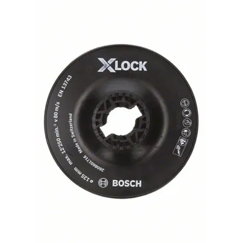 Bosch X-LOCK опорная тарелка 125 мм, твердая, 2608601716