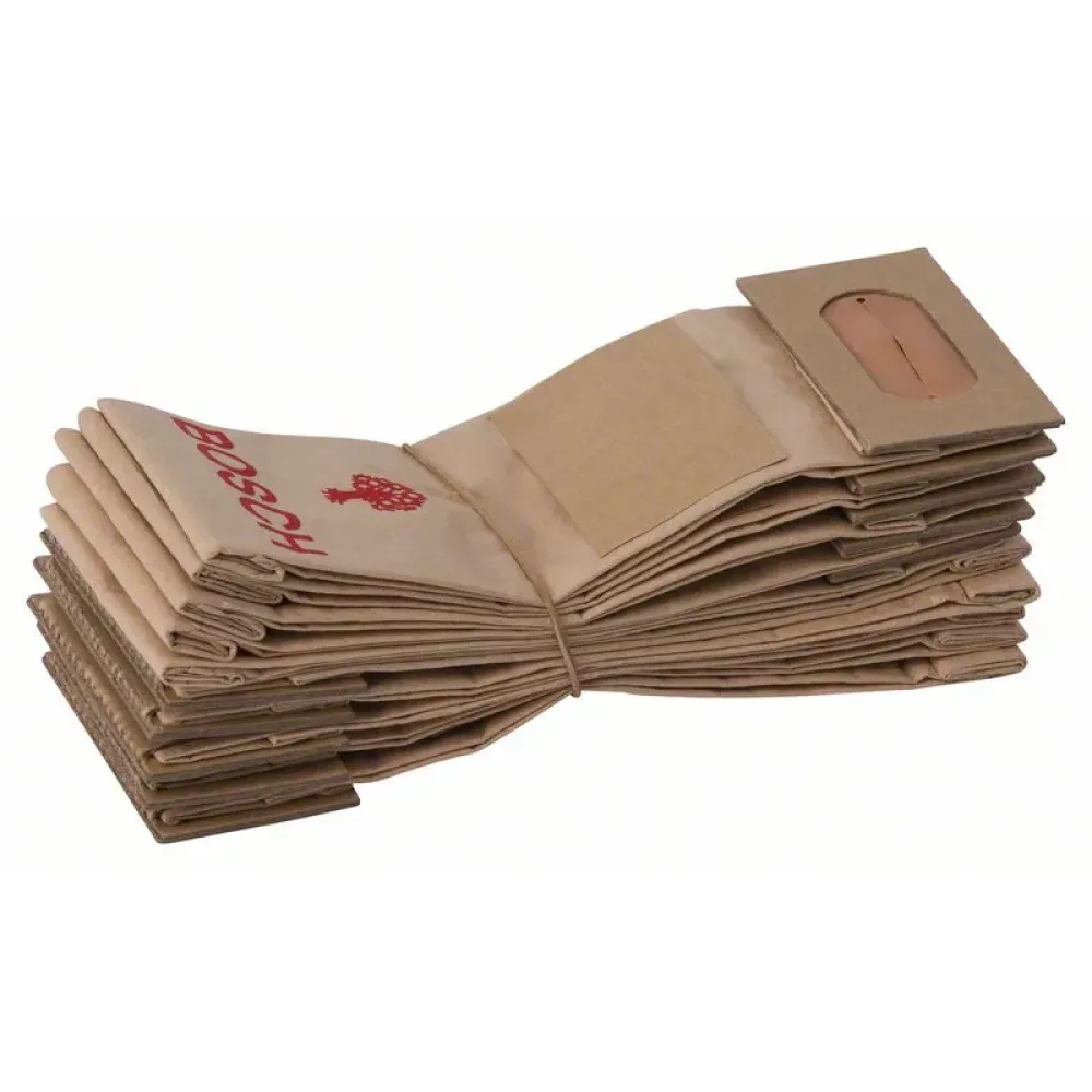 Bosch бумажный пылесборный мешок для GSS 230 и 280, 10 шт., 2605411114