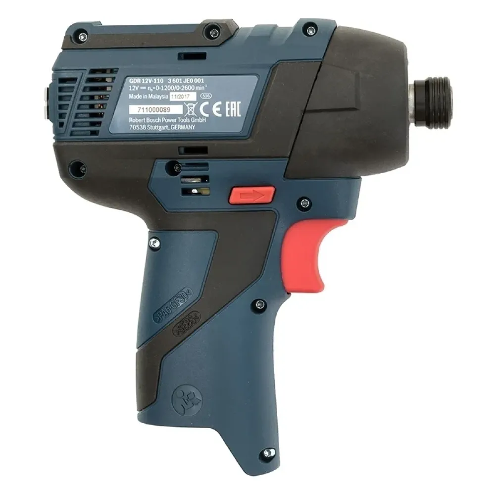Bosch GDR 12V-110 Professional Solo винтоверт аккумуляторный (без АКБ и ЗУ), 06019E0002