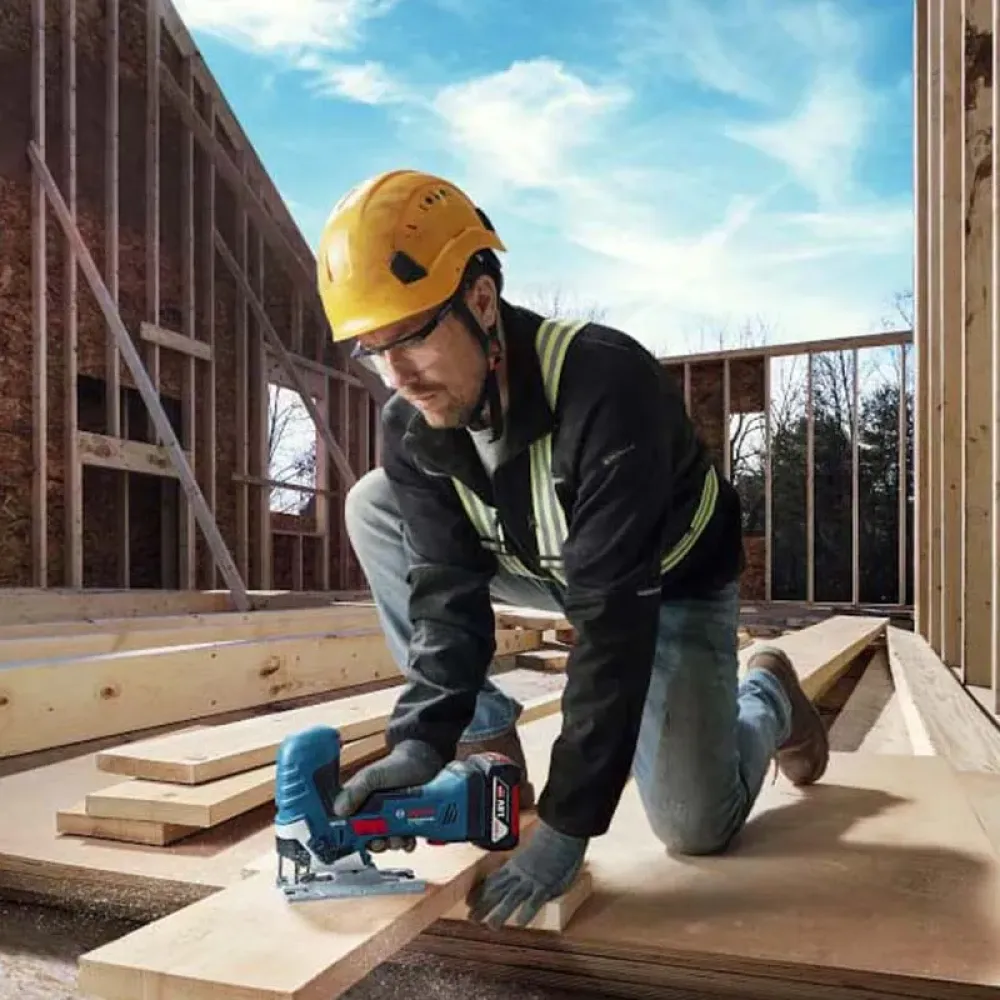 Bosch GST 185-LI Professional аккумуляторный лобзик (2 x 4 Ач, ЗУ), 06015B2022