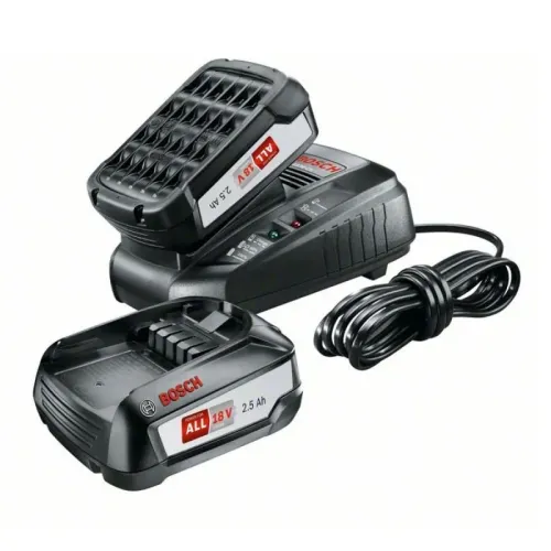 Аккумулятор Bosch PBA 18V W-B 2 x 2.5 Ач и зарядное устройство AL 1830 CV, 1600A011LD