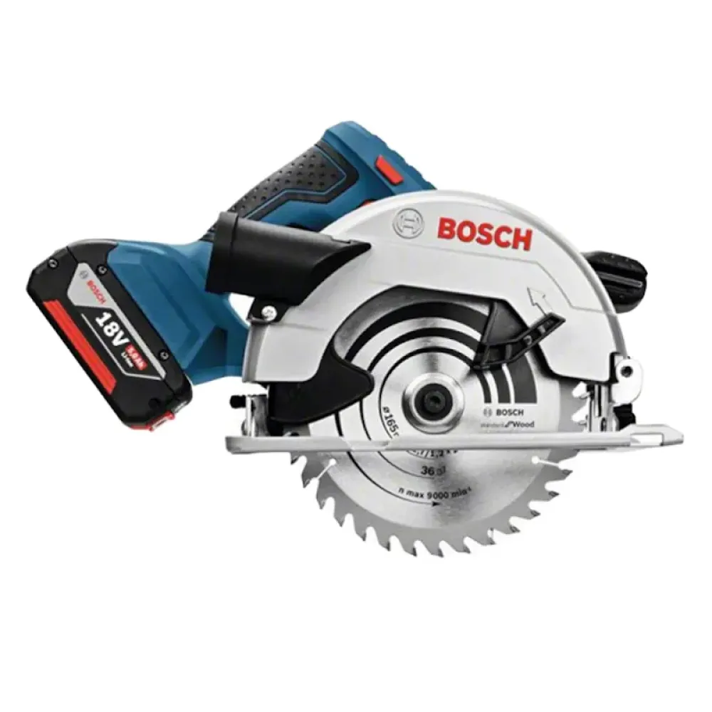 Bosch GKS 18V-57 Professional аккумуляторная циркулярная пила (1 x 4 Ач, ЗУ), 0615990M42