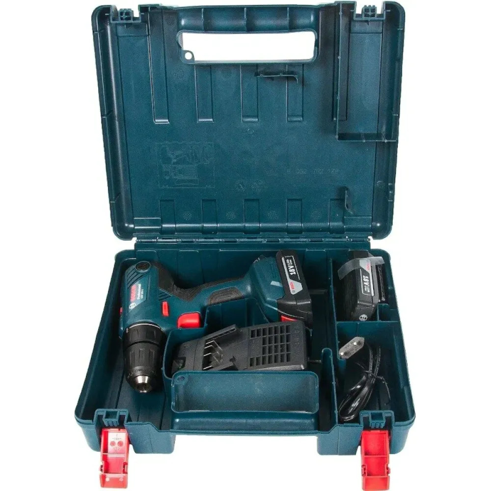 Bosch GSR 180-Li Professional аккумуляторная дрель-шуруповерт (2 x 1.5 Ач, ЗУ), 06019F8109