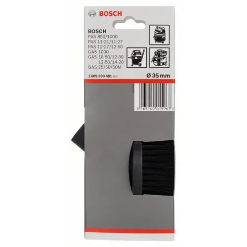 Bosch насадка круглая с щеткой для GAS/PAS, 35 мм, малая, 1609390481
