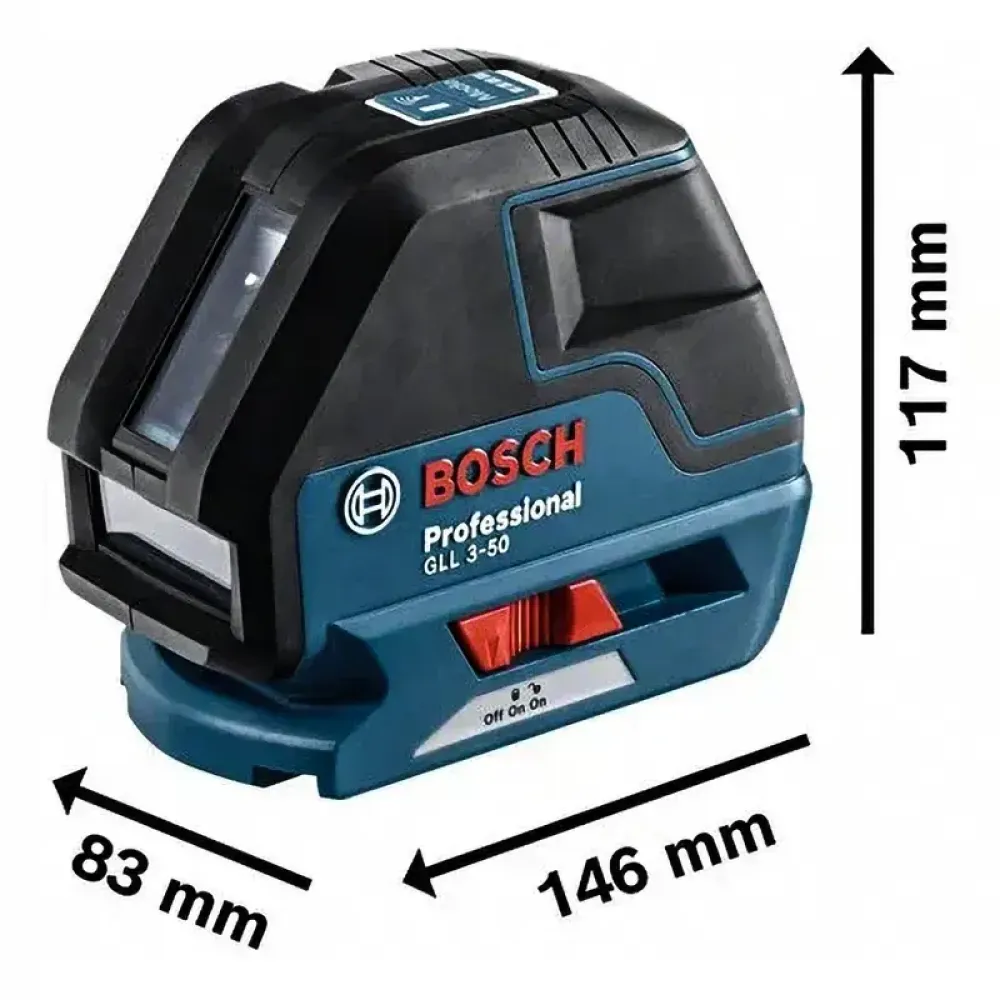 Bosch GLL 3-50 Professional лазерный уровень, 0601063801