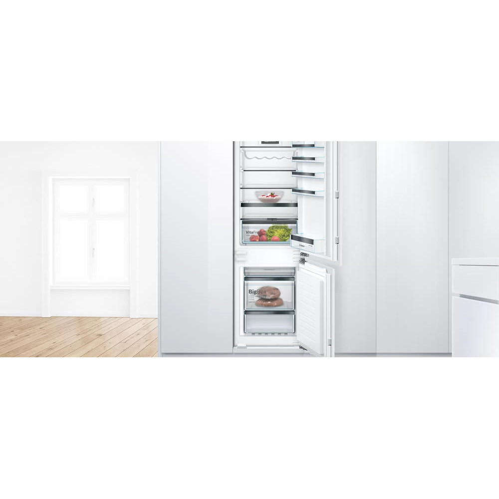 Встраиваемый двухкамерный холодильник Bosch KIS86HDD0