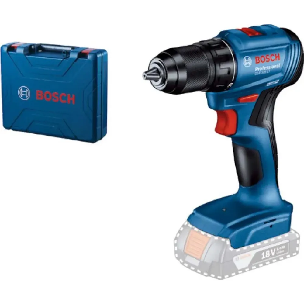 Bosch GSR 185-LI Professional Solo аккумуляторный шуруповерт (без АКБ и ЗУ), 06019K3003