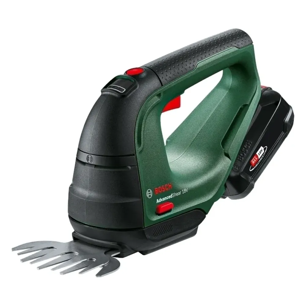 Bosch AdvancedShear 18V-10 Set ножницы аккумуляторные для травы (1 x 2 Ач, ЗУ), 0600857000