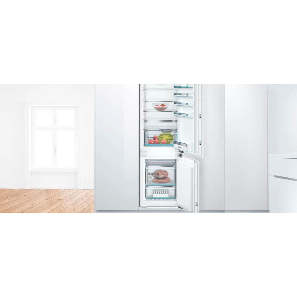 Встраиваемый двухкамерный холодильник Bosch KIN86AFF0