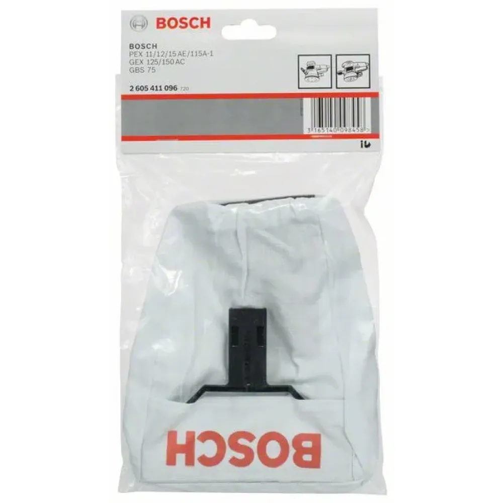 Bosch тканевый пылесборный мешок для PEX, GES и GBS, 2605411096